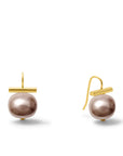 Classic Forever Fave Pebble Pearls Earrings~ Medium: Pale champagne