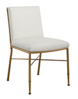 Fretwork Dining Chair, Leather Upholstery