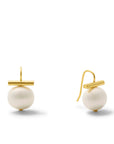 Classic Forever Fave Pebble Pearls Earrings~ Medium: Pale champagne