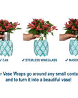 Tiffany Paper Vase Wrap