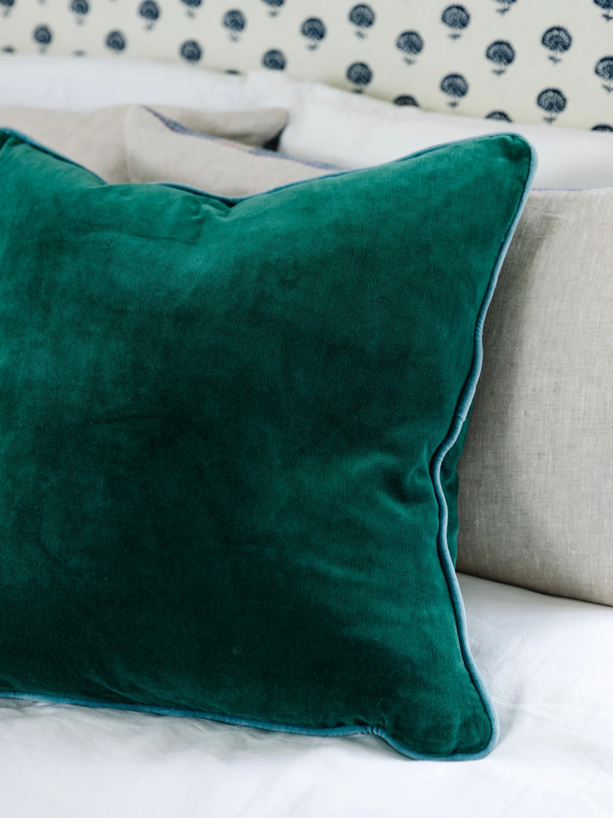 Velvet Pillow with insert- 2 Color Options Available