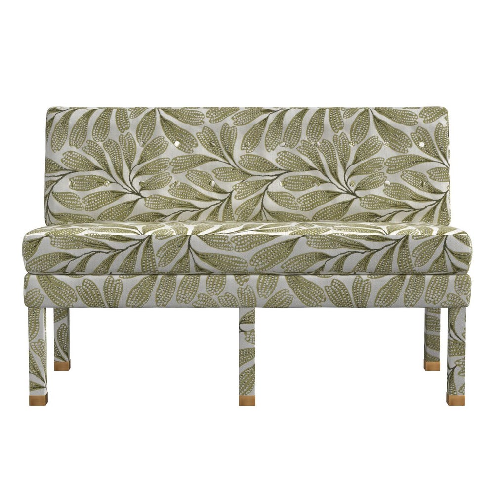 Banquette Bench in Hedge Green - 2 sizes available