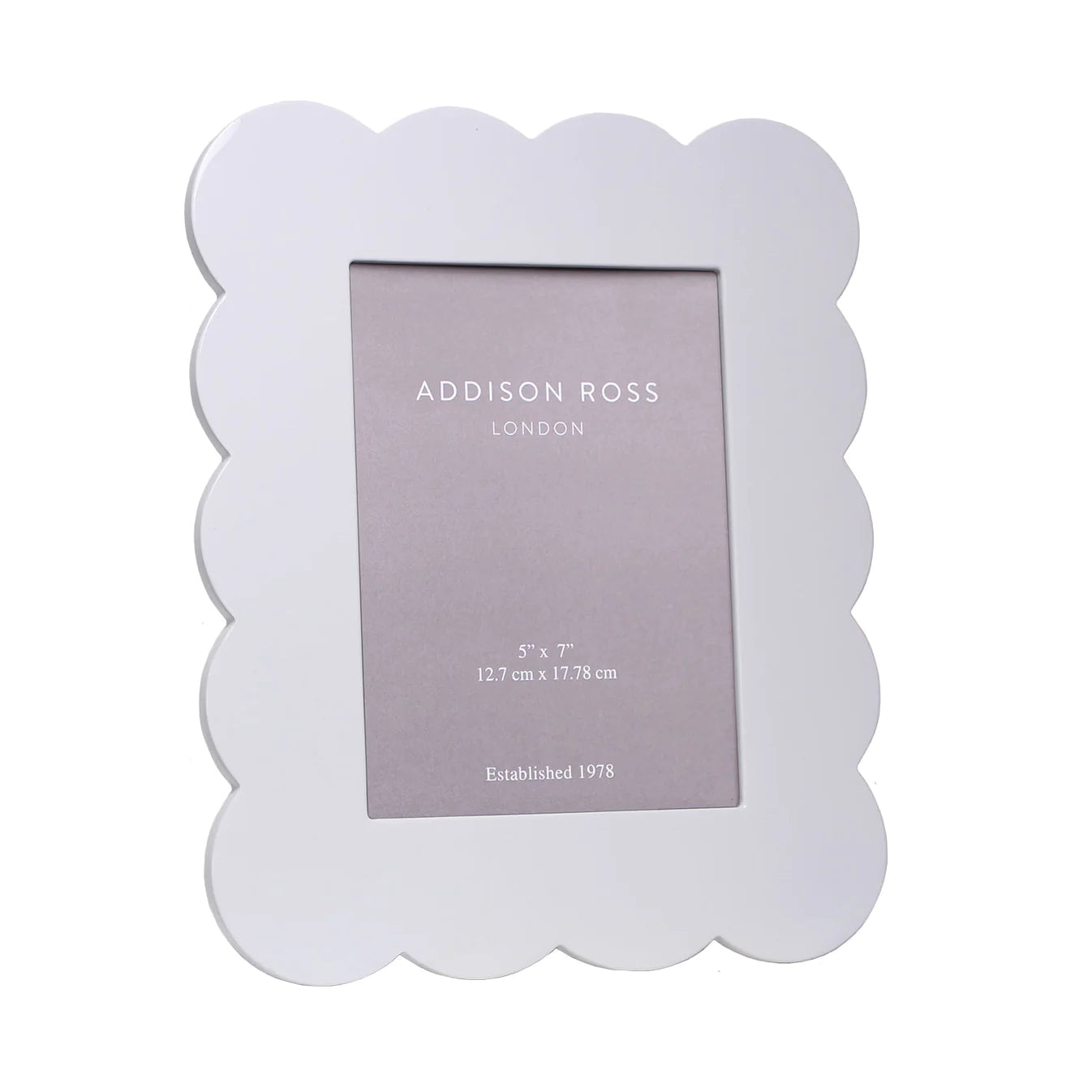 5x7 White Laquer Frame by Addison Ross