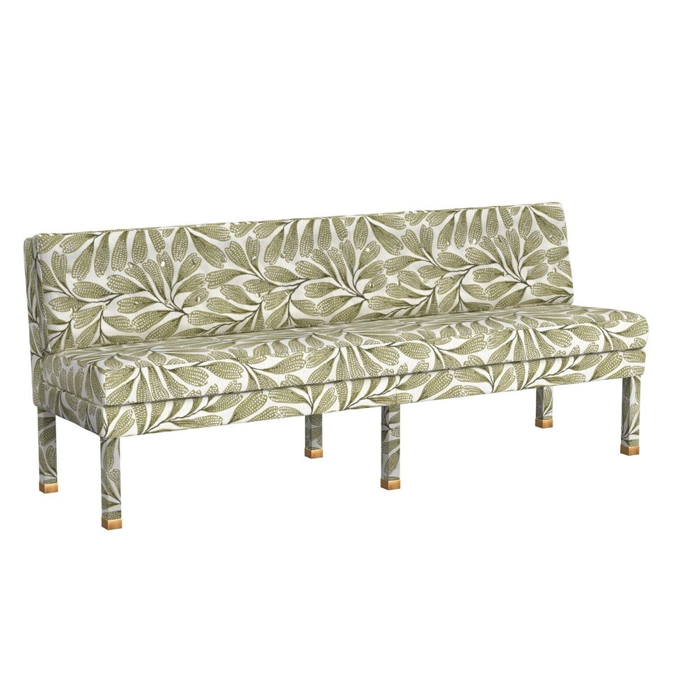 Banquette Bench in Hedge Green - 2 sizes available