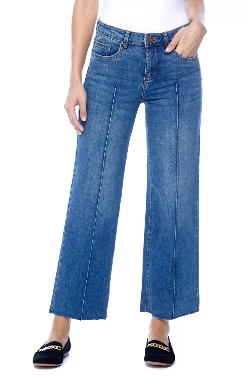 French Dressing Jean Wide Leg with Pin Tuck