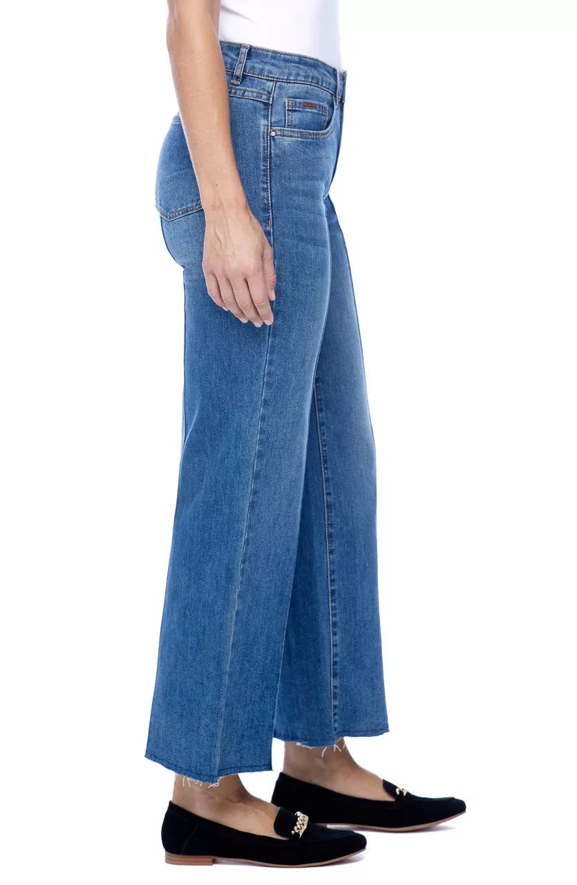 French Dressing Jean Wide Leg with Pin Tuck