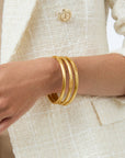 Catalina Gold Bangle Bracelet