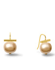 Classic Forever Fave Pebble Pearls Earrings~ Medium: Pale champagne