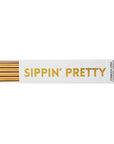 Sippin’ Pretty Cocktail Straws - Gold